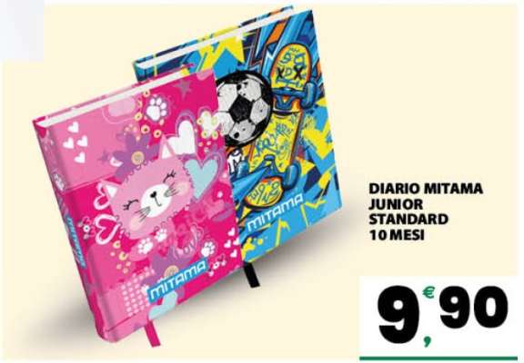 DIARIO MITAMA JUNIOR STANDARD 10 MESI