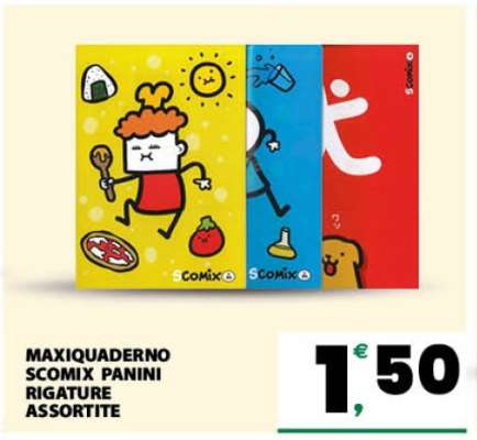 MAXIQUADERNO SCOMIX PANINI