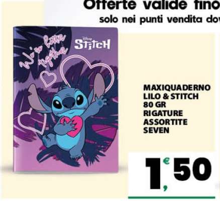 MAXIQUADERNO LILO & STITCH