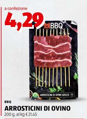 BBQ ARROSTICINI DI OVINO