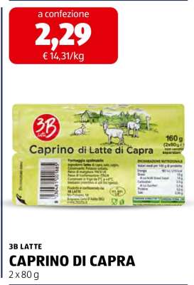 3B LATTE Caprino di Capra