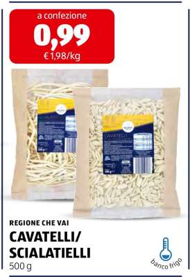 CAVATELLI/SCIALATIELLI