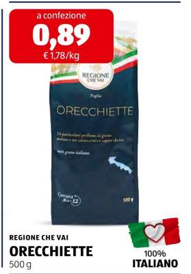 REGIONE CHE VAI ORECCHIETTE