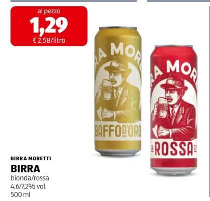 BIRRA MORETTI