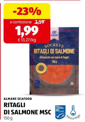 ALMARE SEAFOOD RITAGLI DI SALMONE MSC