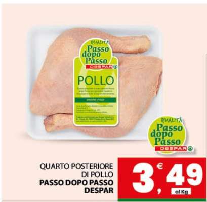 Quarto posteriore di pollo