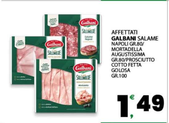 AFFETTATI GALBANI