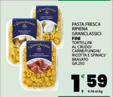 PASTA FRESCA RIPIENA GRANCLASSICI FINI