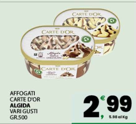 AFFOGATI CARTE D'OR