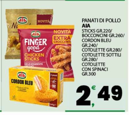 PANATI DI POLLO AIA