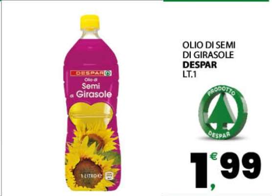 OLIO DI SEMI DI GIRASOLE DESPAR