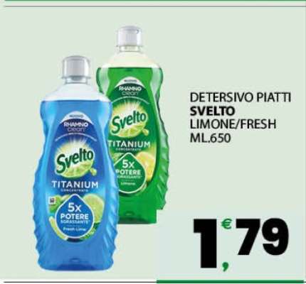Detersivo Piatti Svelto