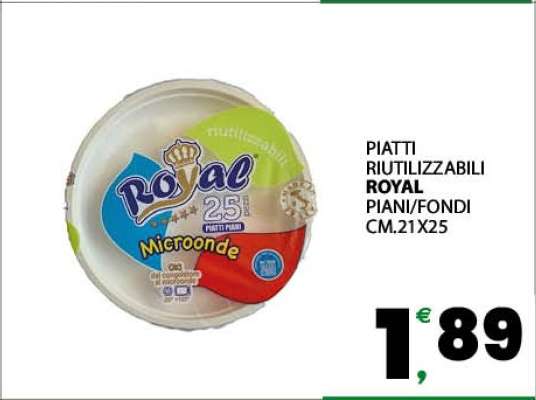 Piatti riutilizzabili ROYAL