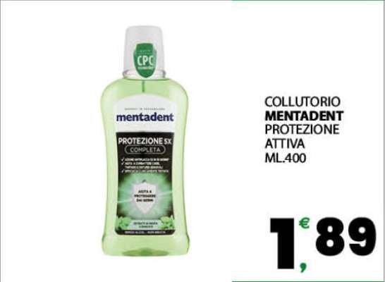 COLLUTORIO MENTADENT PROTEZIONE ATTIVA