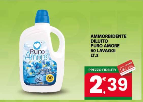 AMMORBIDENTE DILUITO PURO AMORE 60 LAVAGGI LT.3