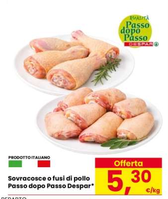 Sovracosce o fusi di pollo Passo dopo Passo Despar