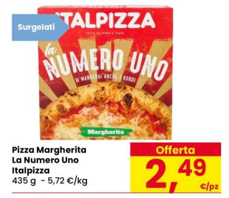 Pizza Margherita La Numero Uno Italpizza