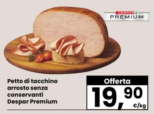 Petto di tacchino arrosto senza conservanti