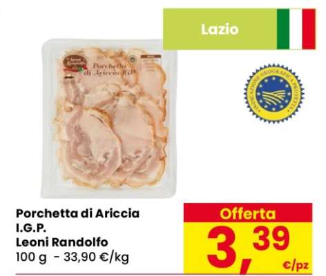 PORCHETTA DI ARICCIA I.G.P.