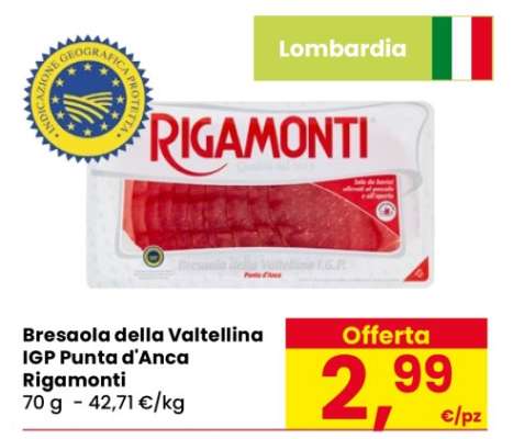 Bresaola della Valtellina IGP Punta d'Anca Rigamonti