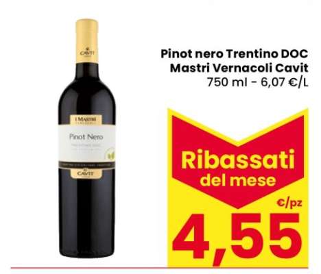Pinot Nero Trentino DOC Mastri Vernacoli Cavit