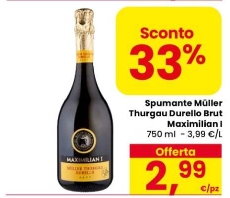 Spumante Müller Thurgau Durello Brut Maximilian I