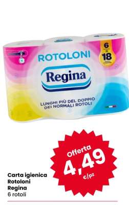 Carta Igienica Rotoloni Regina