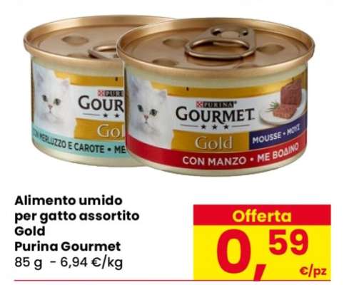 Alimento umido per gatto assortito Gold