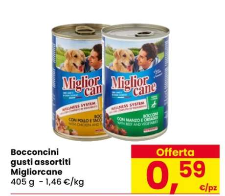 Bocconcini gusti assortiti Migliorcane