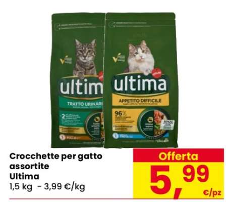 Crocchette per gatto assortite