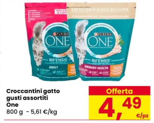 Croccantini gatto gusti assortiti One