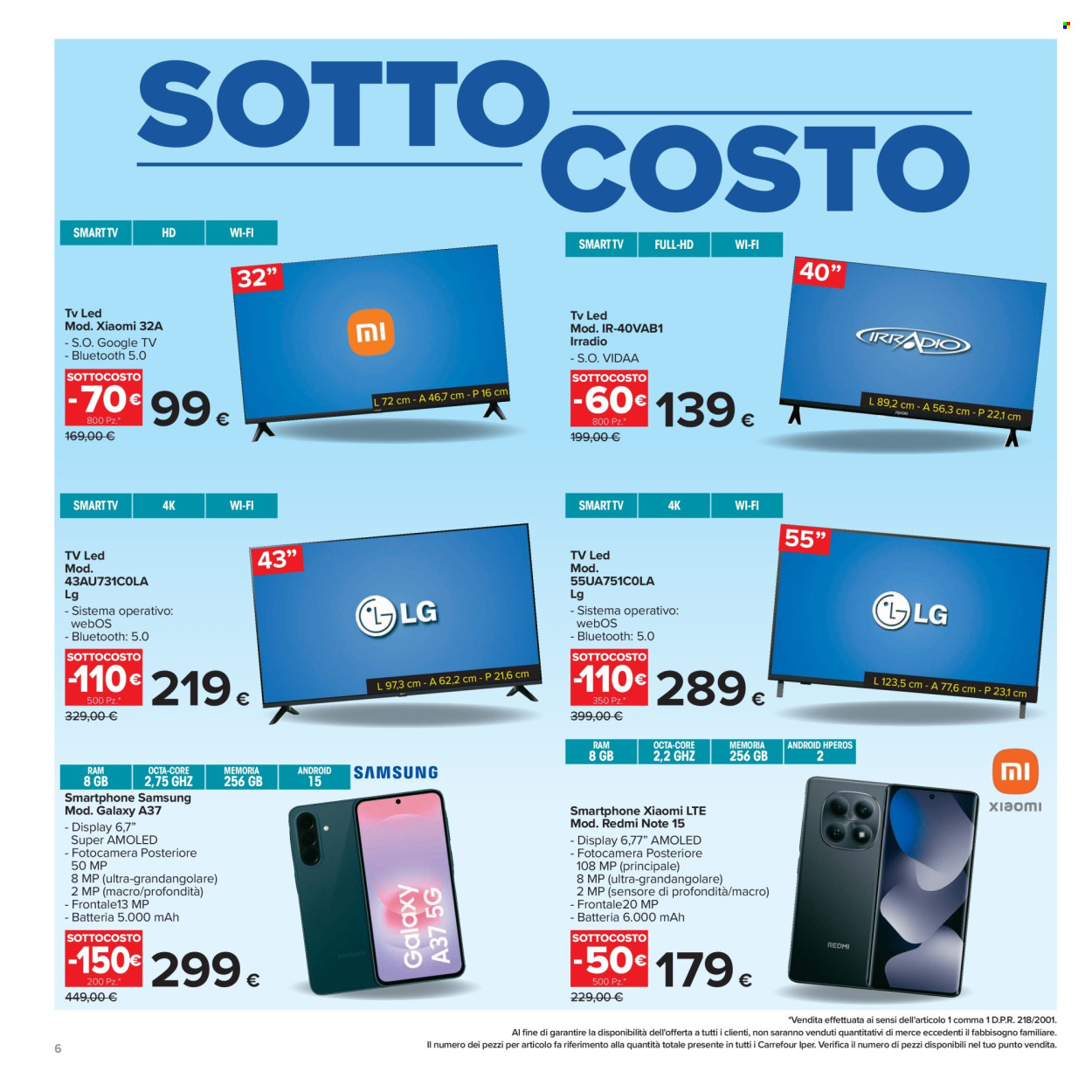 Volantino Carrefour - 4/9/2026 - 13/9/2026. Pagina 6