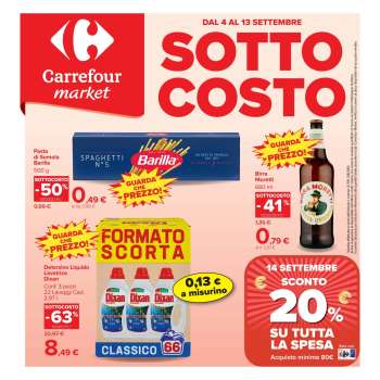 Volantino Carrefour - 4/9/2026 - 13/9/2026.