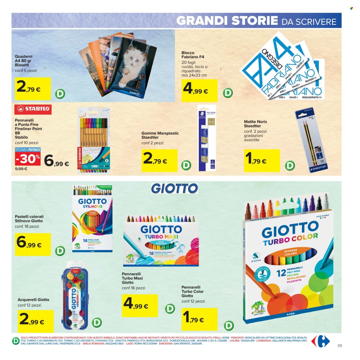 Volantino Carrefour - 4/9/2026 - 13/9/2026. Pagina 39