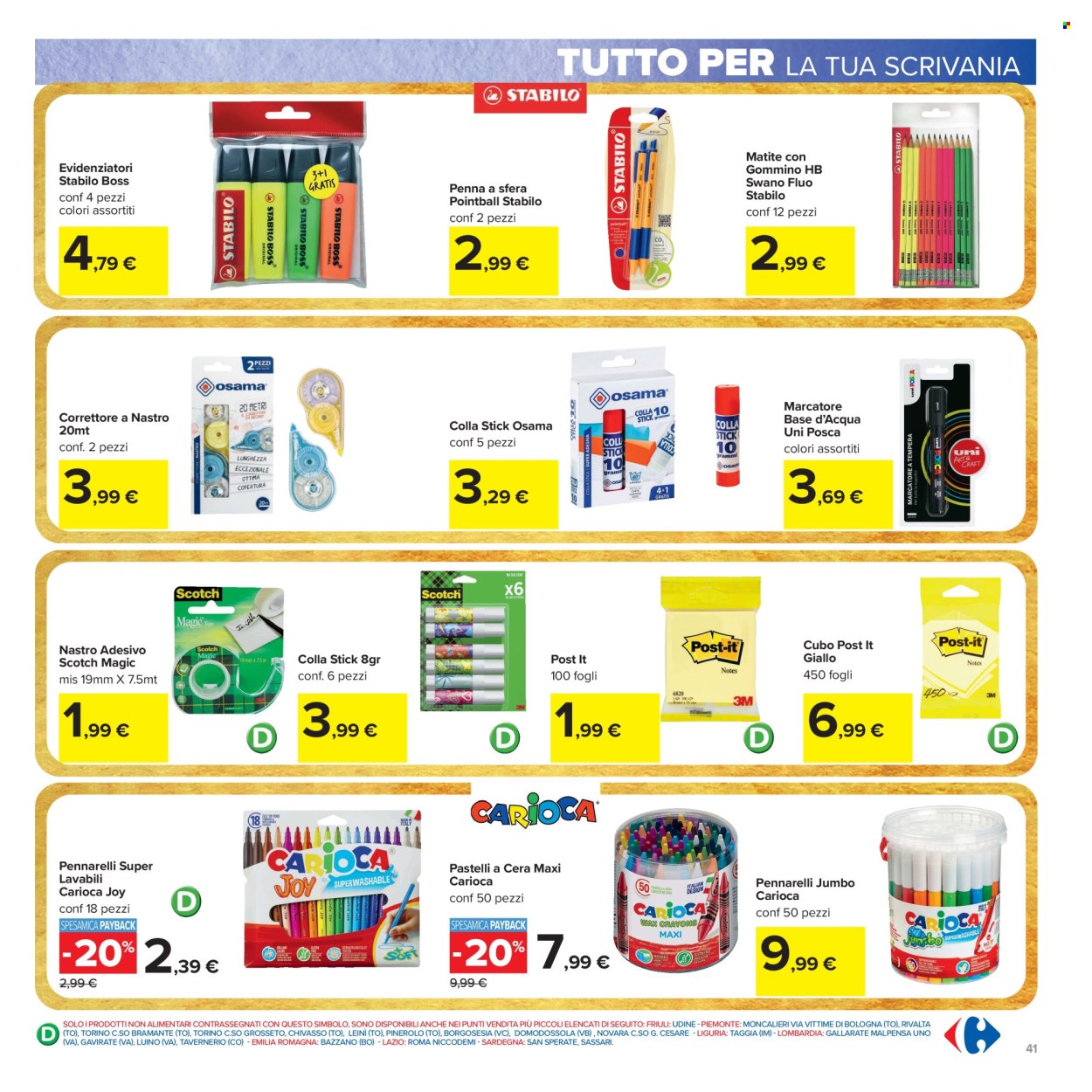 Volantino Carrefour - 4/9/2026 - 13/9/2026. Pagina 41