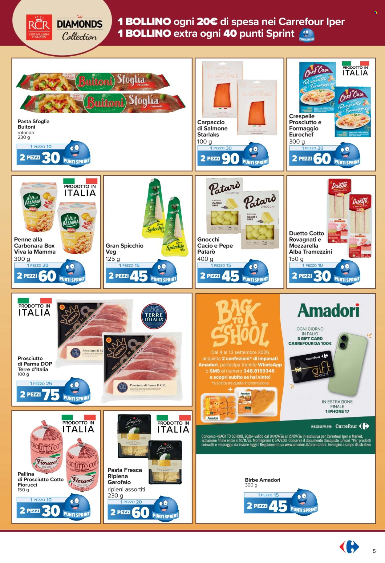 Volantino Carrefour - 4/9/2026 - 13/9/2026. Pagina 5