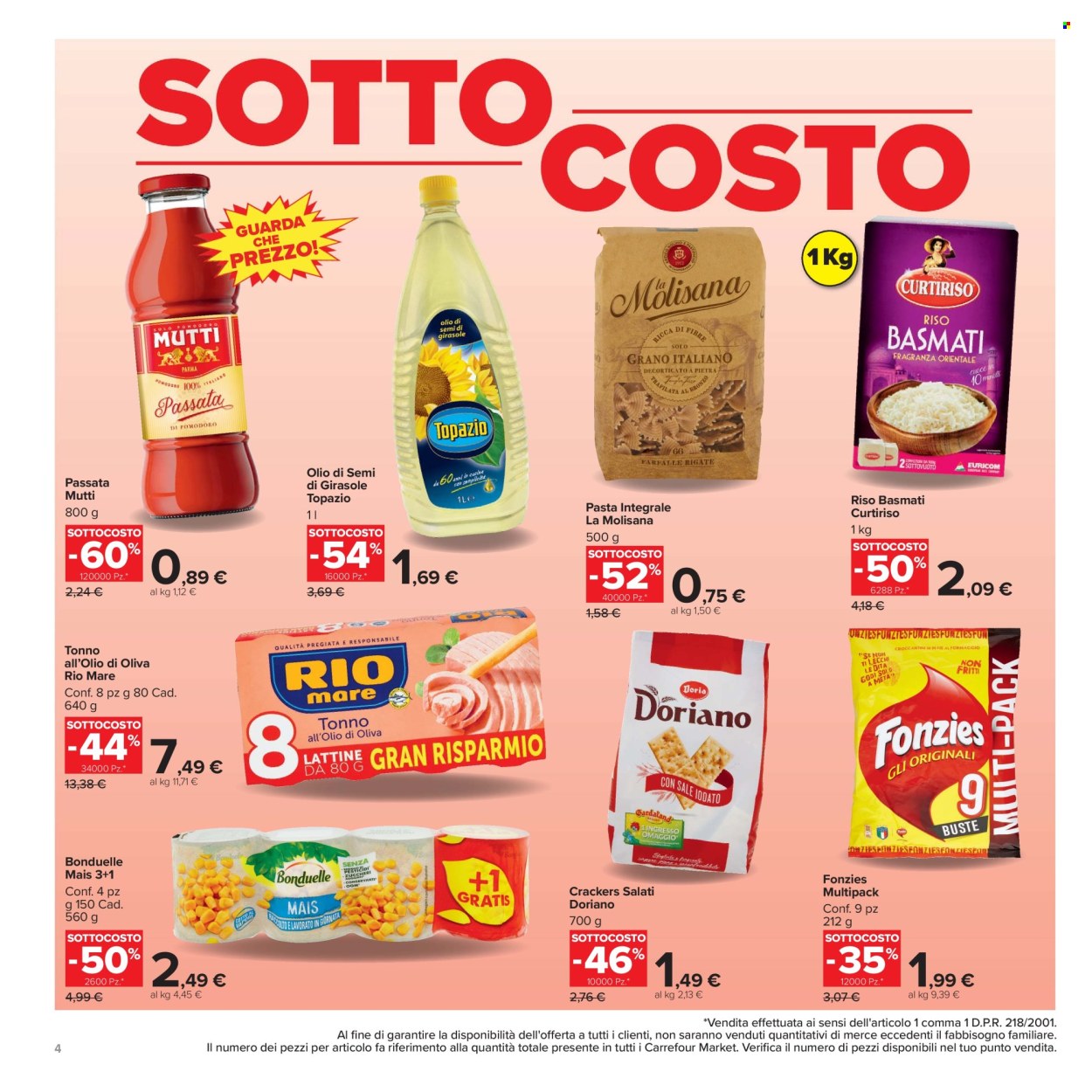 Volantino Carrefour - 4/9/2026 - 13/9/2026. Pagina 4
