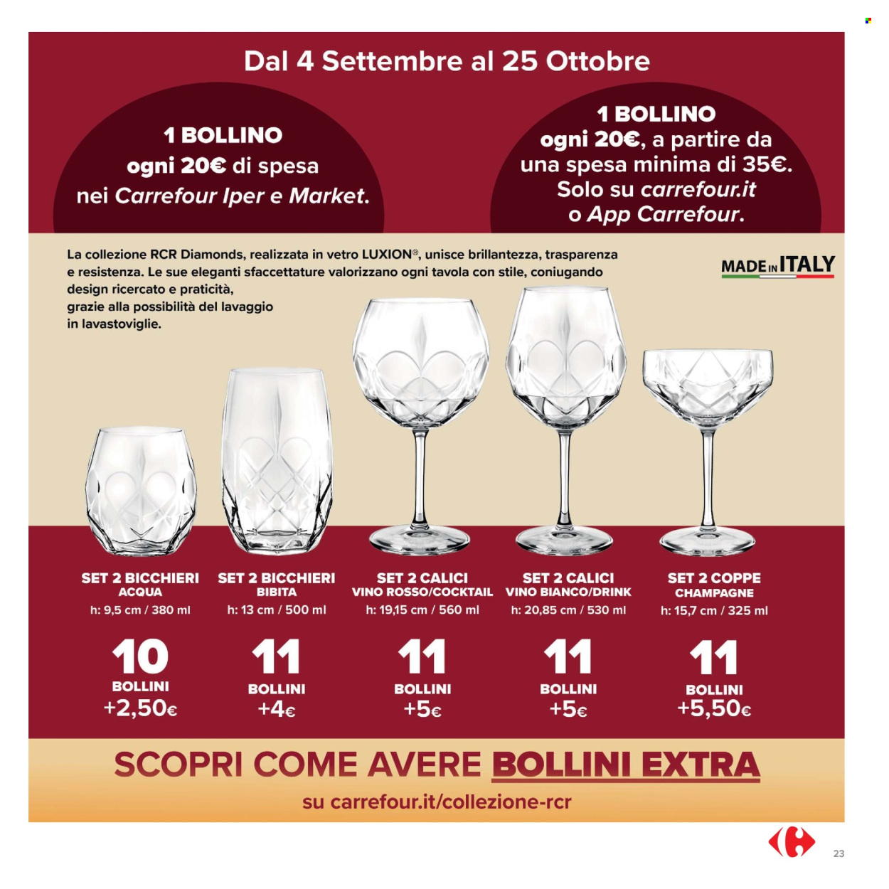 Volantino Carrefour - 4/9/2026 - 13/9/2026. Pagina 23