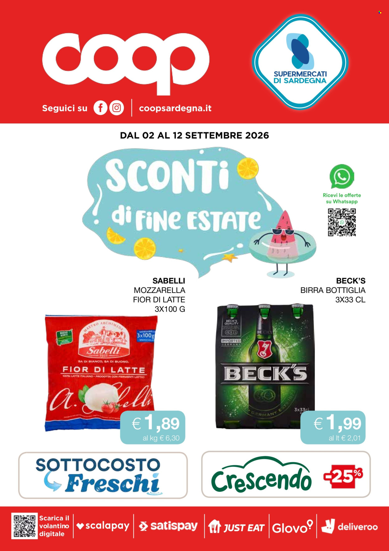 Volantino Coop - 2/9/2026 - 12/9/2026. Pagina 1