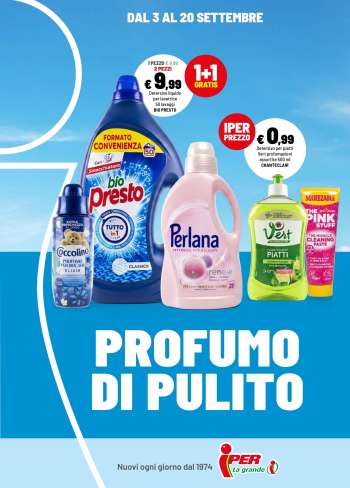 Volantino Iper, La grande i - 3/9/2026 - 20/9/2026.