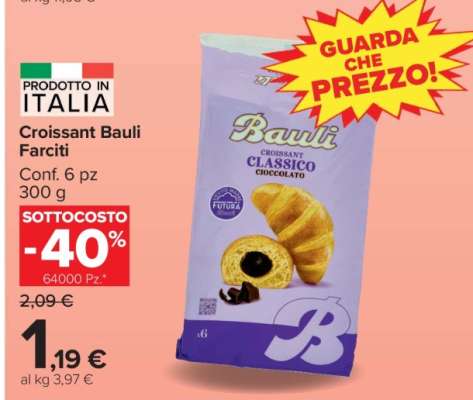 Croissant Bauli Farciti