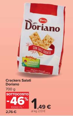 Crackers Salati Doriano