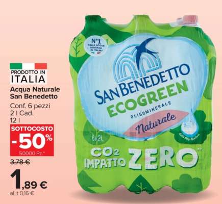Acqua Naturale San Benedetto