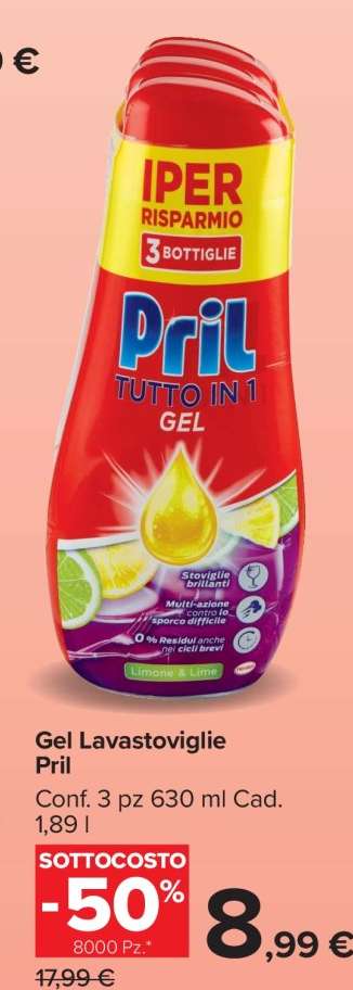 Gel Lavastoviglie Pril