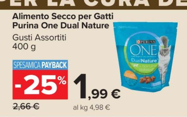 Alimento Secco per Gatti Purina One Dual Nature