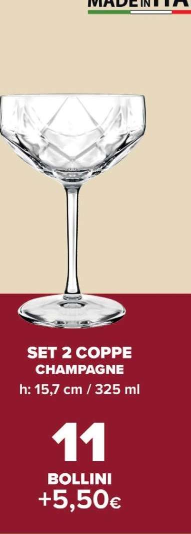 SET 2 COPPE CHAMPAGNE