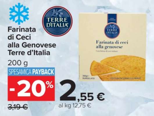 Farinata di Ceci alla Genovese Terre d’Italia