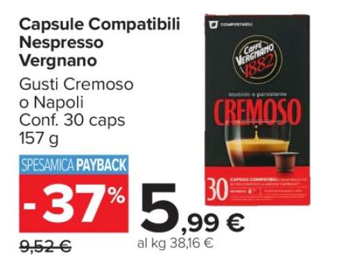 Capsule Compatibili Nespresso Vergnano