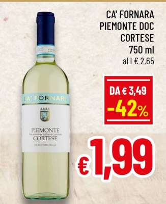 CA' FORNARA PIEMONTE DOC CORTESE