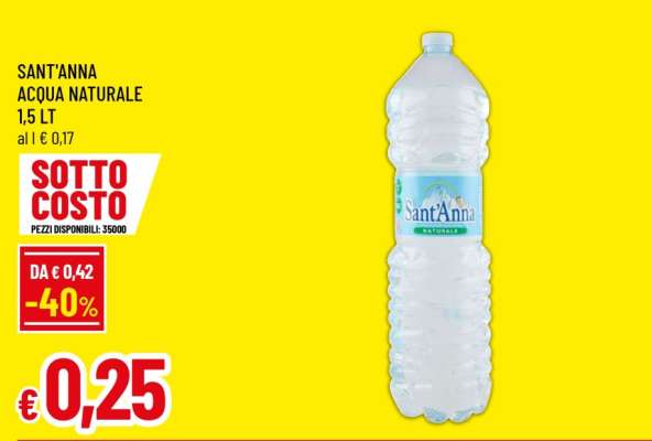 Sant'Anna ACQUA NATURALE